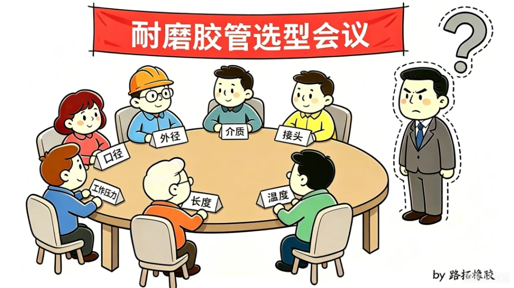 安全系数在耐磨胶管选型重要性